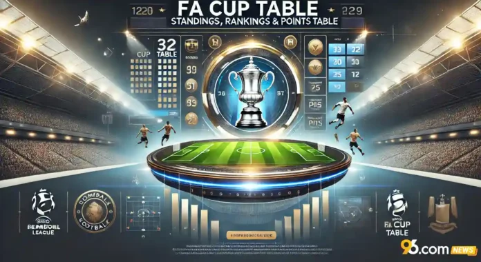 FA Cup Table –Standings, Rankings & Points Table FA Cup Table –Standings, Rankings & Points Table