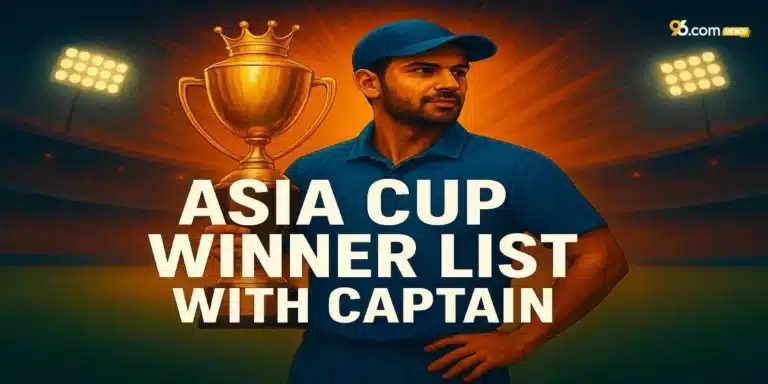 অধিনায়ক সহ এশিয়া কাপ বিজয়ীদের তালিকা