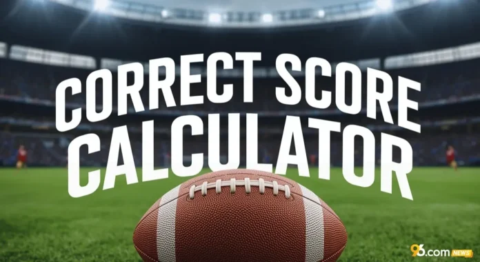 ⚽ Correct Score Calculator – Predict & Calculate Match Results Easily