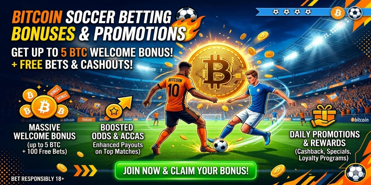 Bitcoin Soccer Betting Bonuses & Promotions