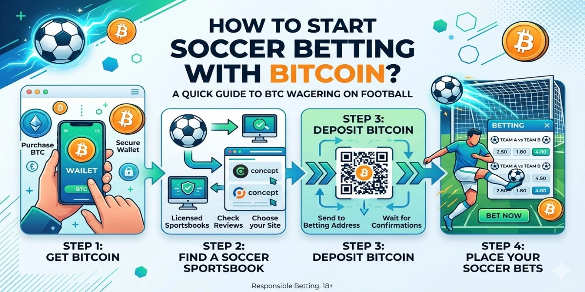 How to Start Soccer Betting with Bitcoin